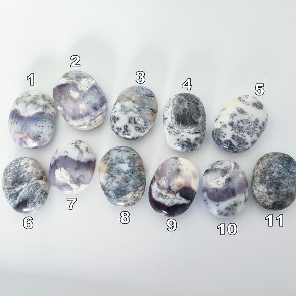 Dendritic Opal Palm Stone Healing Crystal - Picture 9 of 10